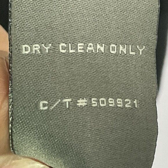 Taylor Black Dress, Ruffled Sleeves, Size 8, Rayon/Nylon/Spandex - Picture 9 of 9